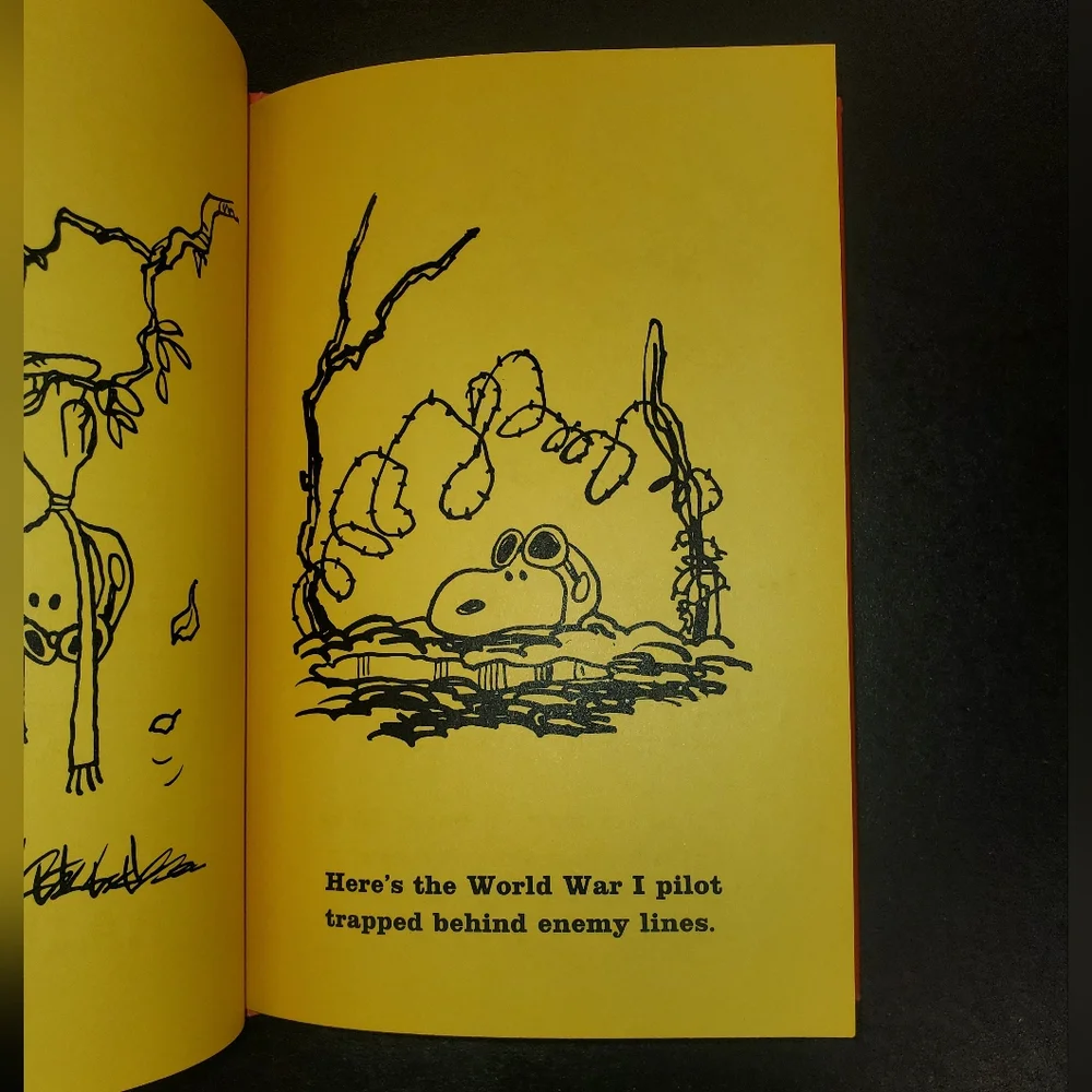 First Edition Snoopy and the Red Baron Book By Charles M. Schultz - 1966 - Picture 7 of 11